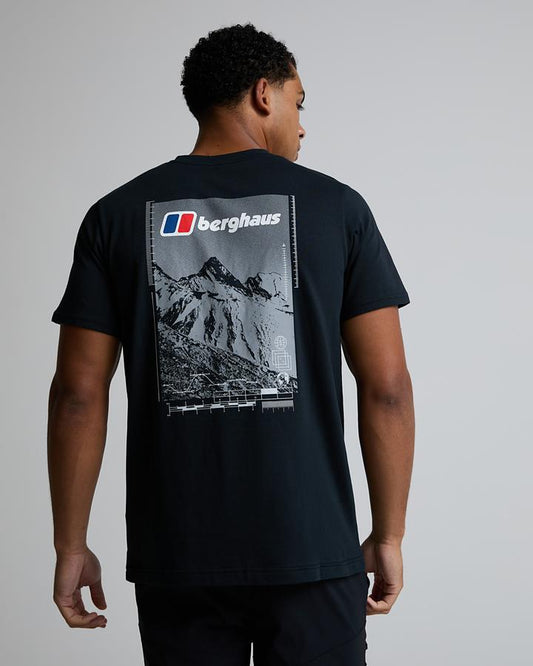 Men's Berghaus Mountain Metrics Tee - Jet Black