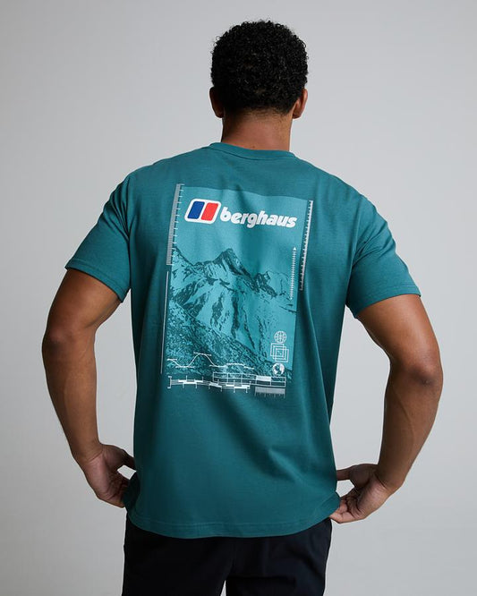 Men's Berghaus Mountain Metrics Tee - Northern Storm