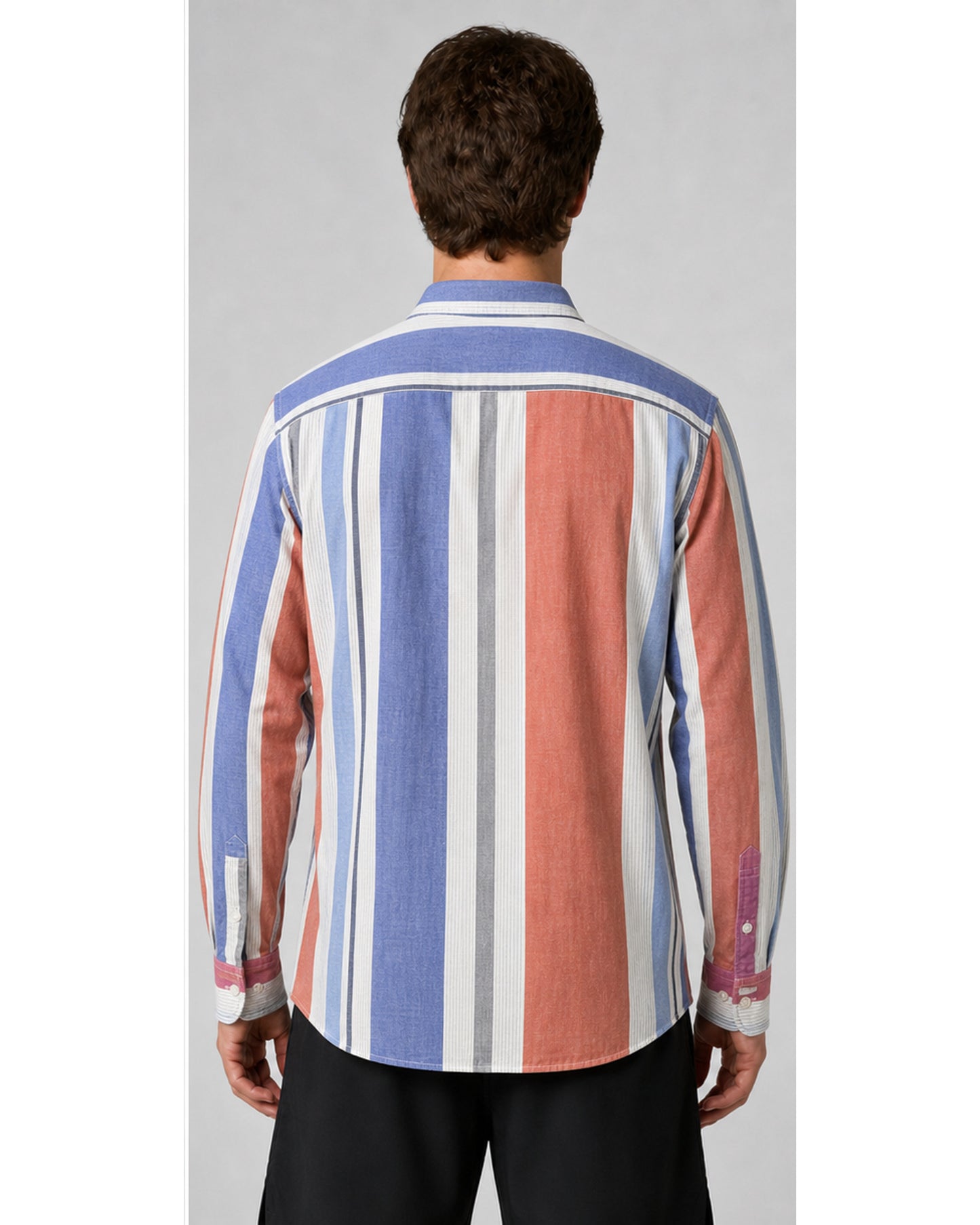 Tommy Hilfiger Striped Cotton Long-Sleeve Shirt