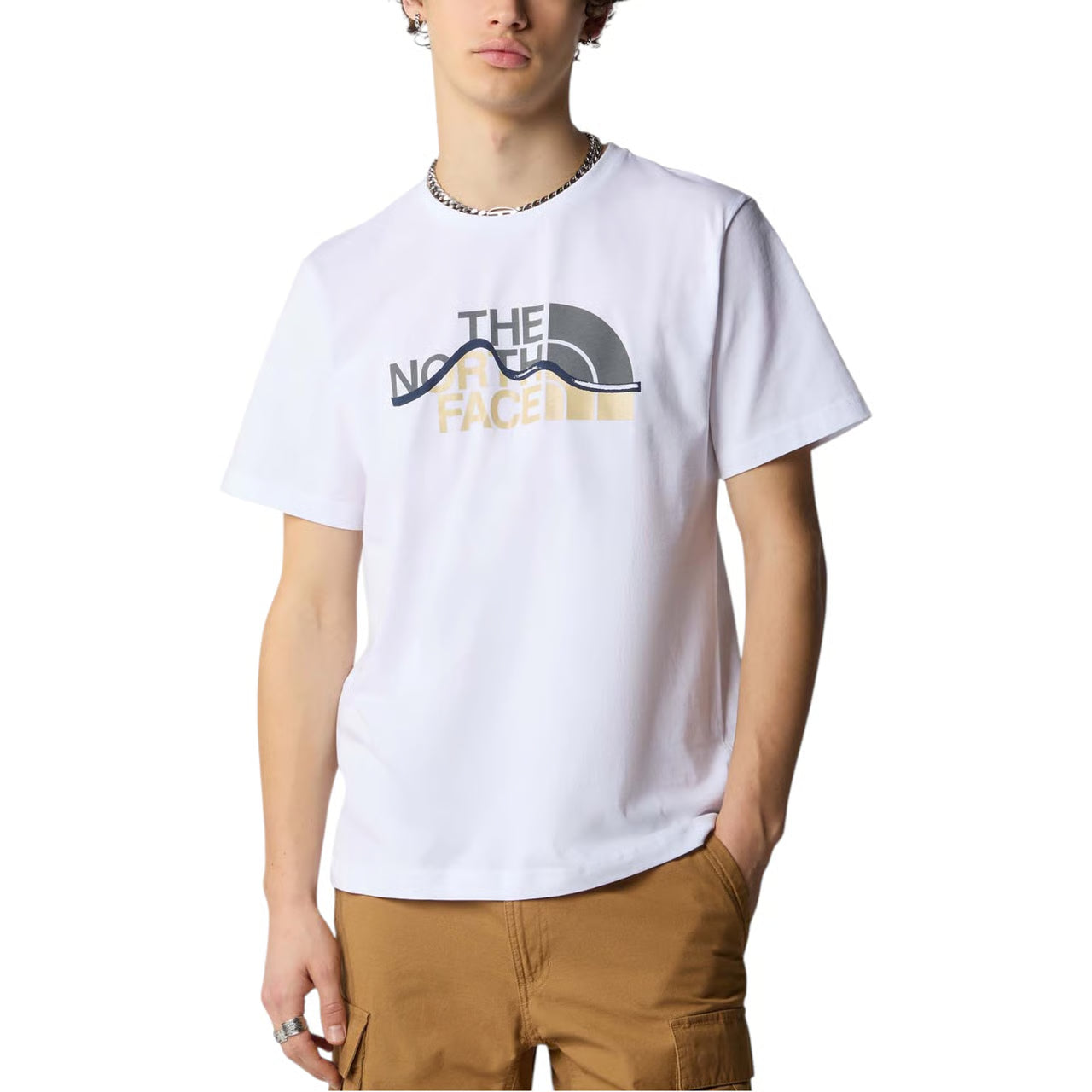 Men's TNF Mountain Line Tee - White