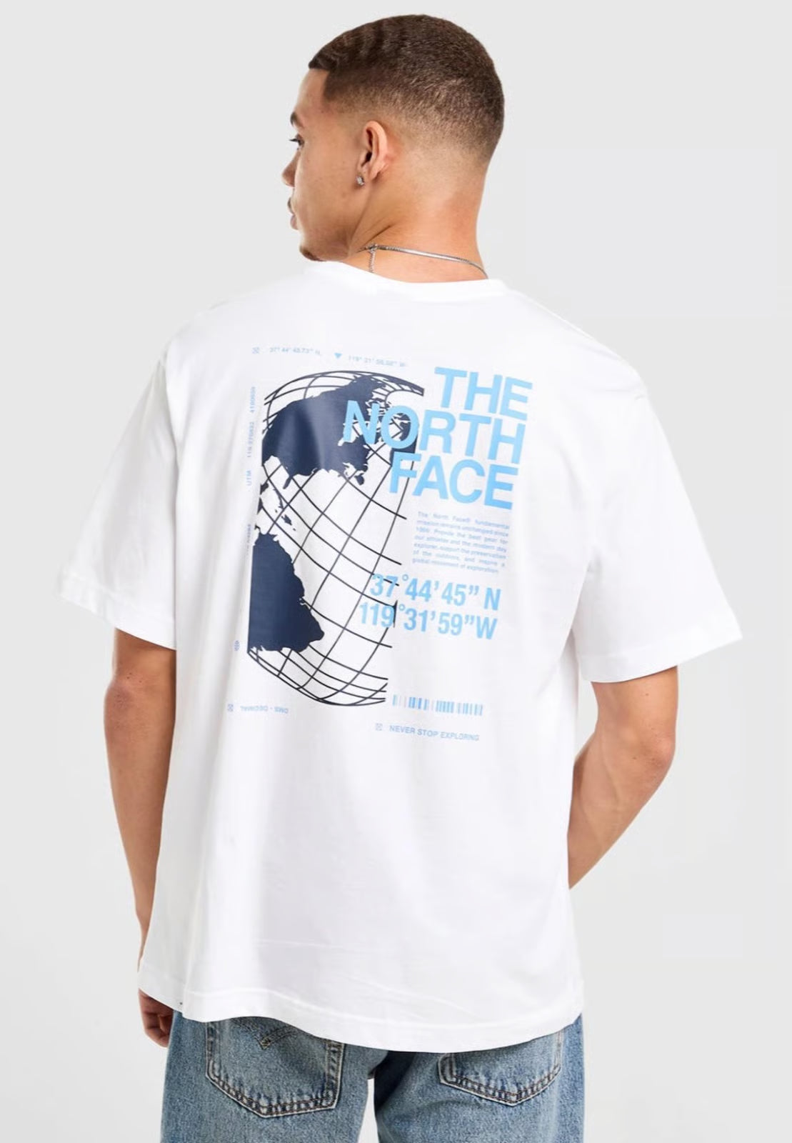 Men's TNF Globe Reload Relaxed Tee - White