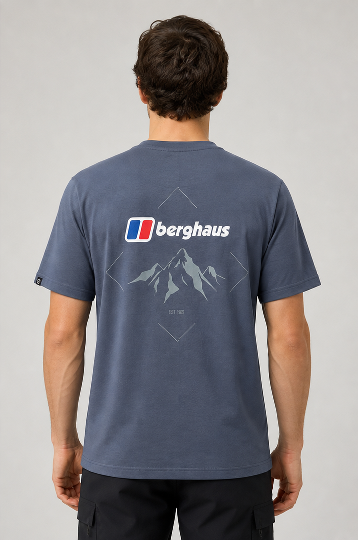 Men's Berghaus Peak Tee - Slate Grey
