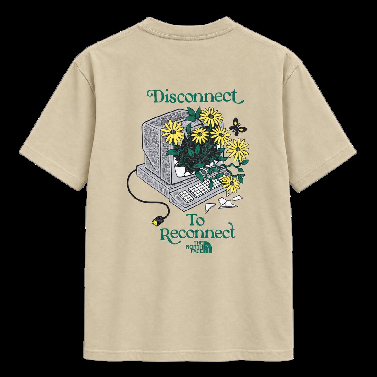 Men's The North Face Connect Flower Tee - Beige