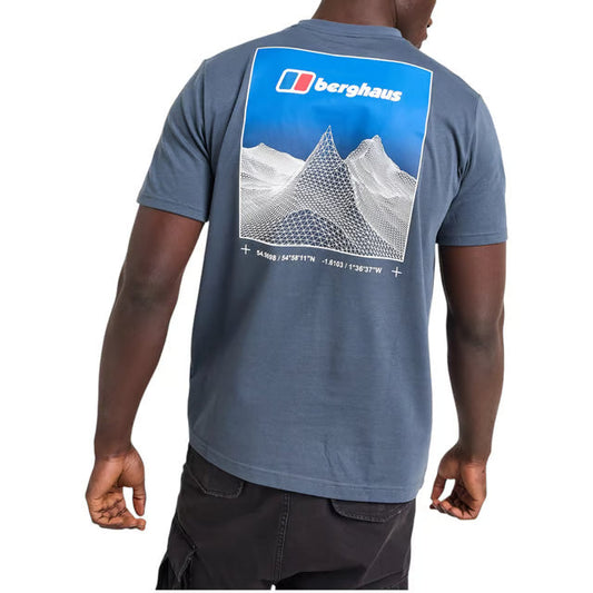 Men's Berghaus Pinnacle Point Tee - Dark Grey