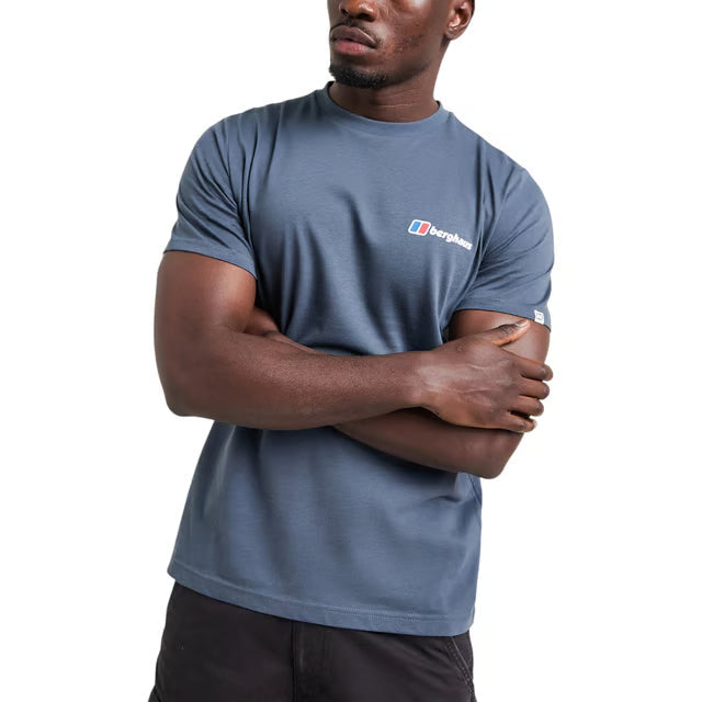 Men's Berghaus Pinnacle Point Tee - Dark Grey
