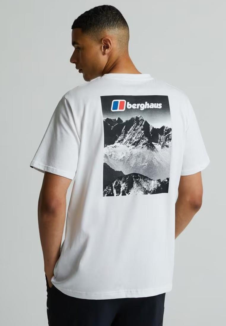 Men's Berghaus Alpine Peak Threshold Tee - White