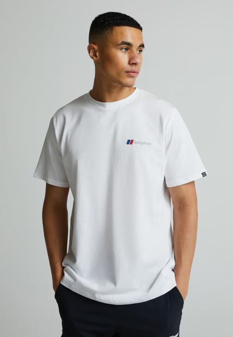Men's Berghaus Alpine Peak Threshold Tee - White