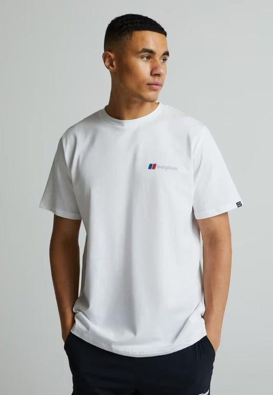 Men's Berghaus Alpine Peak Threshold Tee - White