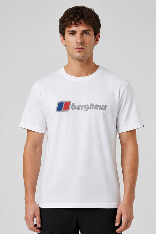 Men's Berghaus Class XL Logo Tee - Pure White