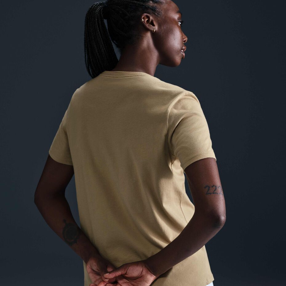 Women's Nike Sportswear Essentials Logo Tee - Parachute Beige