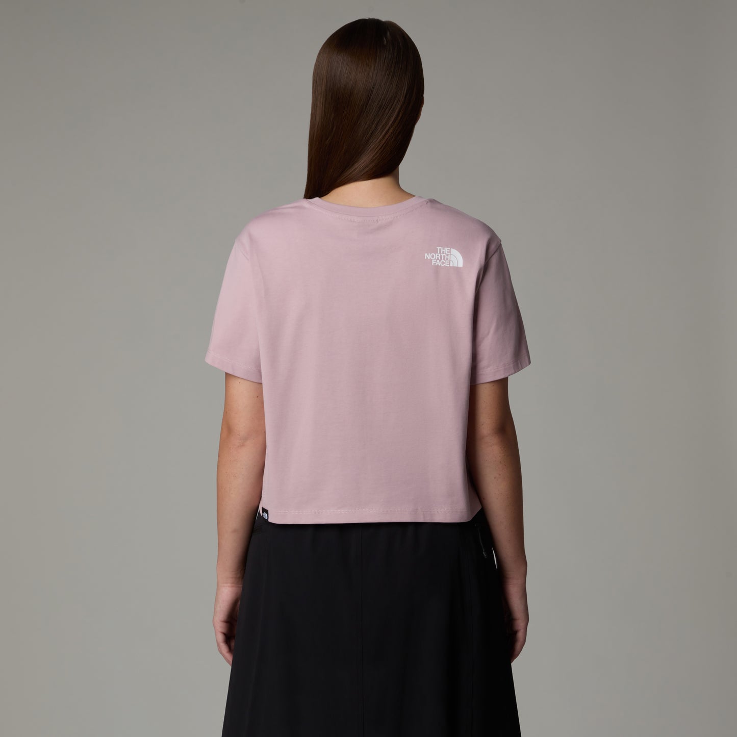 Women's The North Face Simple Dome Cropped Tee - Metal Pink