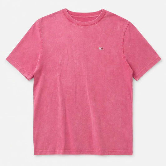 Tommy Hilfiger Tommy Hilfiger Acid Wash Flag Logo Crew Neck T-Shirt
