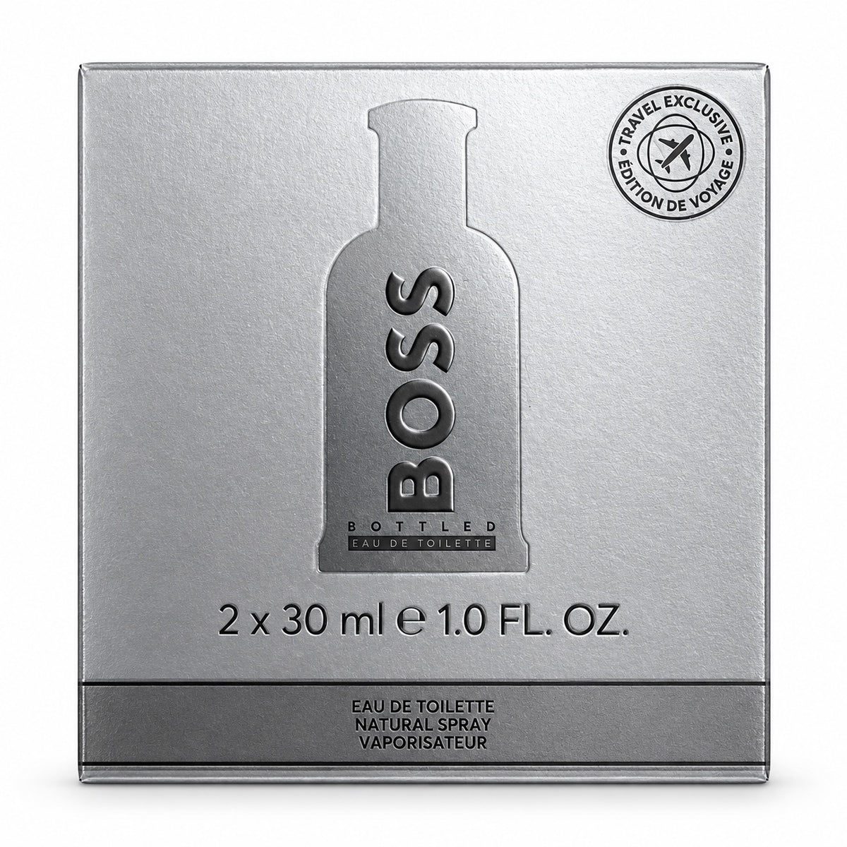 BOSS Bottled EDT Travel Exclusive Duo 2 x 30ml boxed packaging
