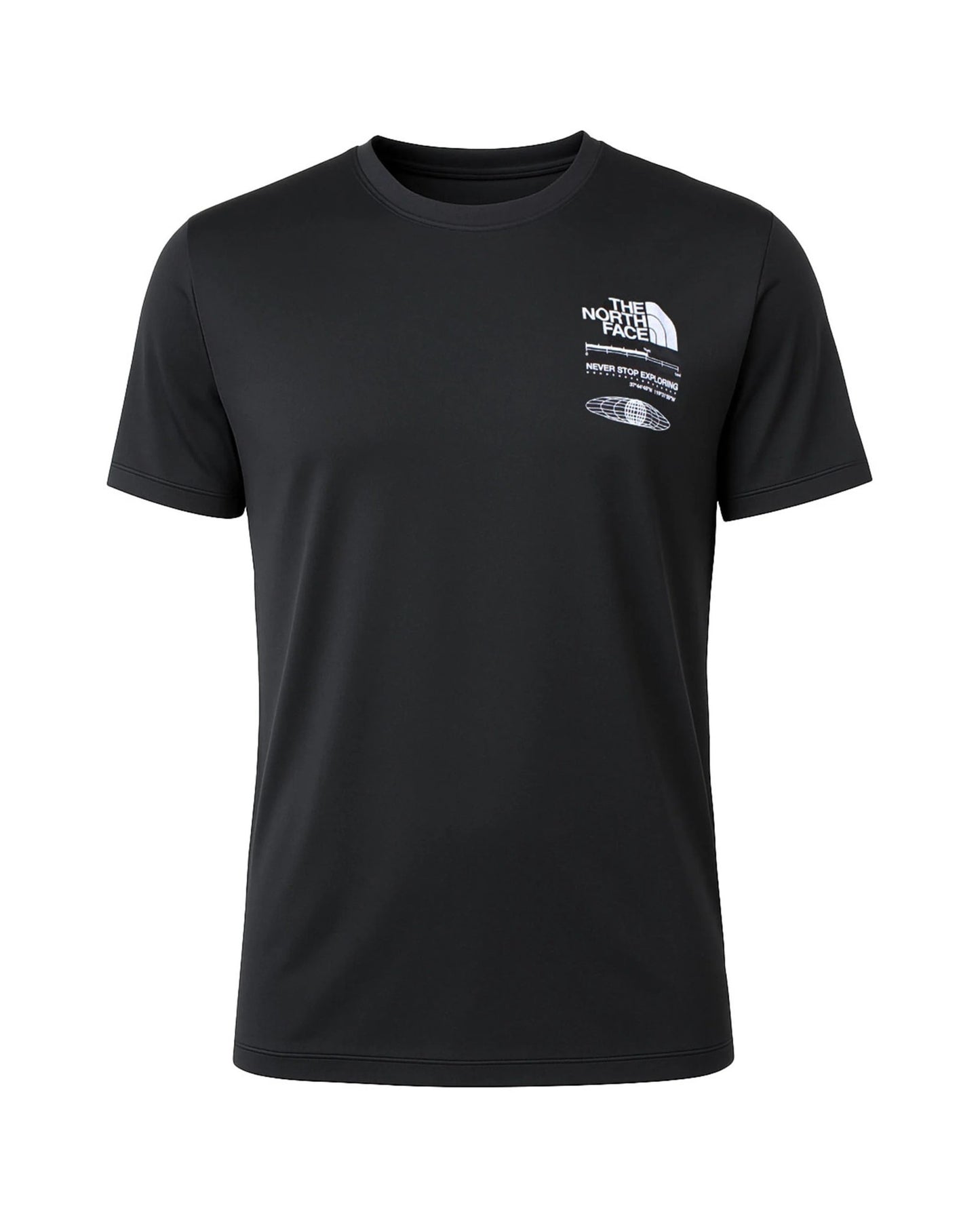 Men's Graphic Reaxion Short-Sleeve T-Shirt - TNF Black/Silver Reflective