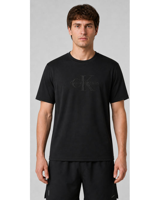Embroidered-logo regular-fit cotton T-shirt