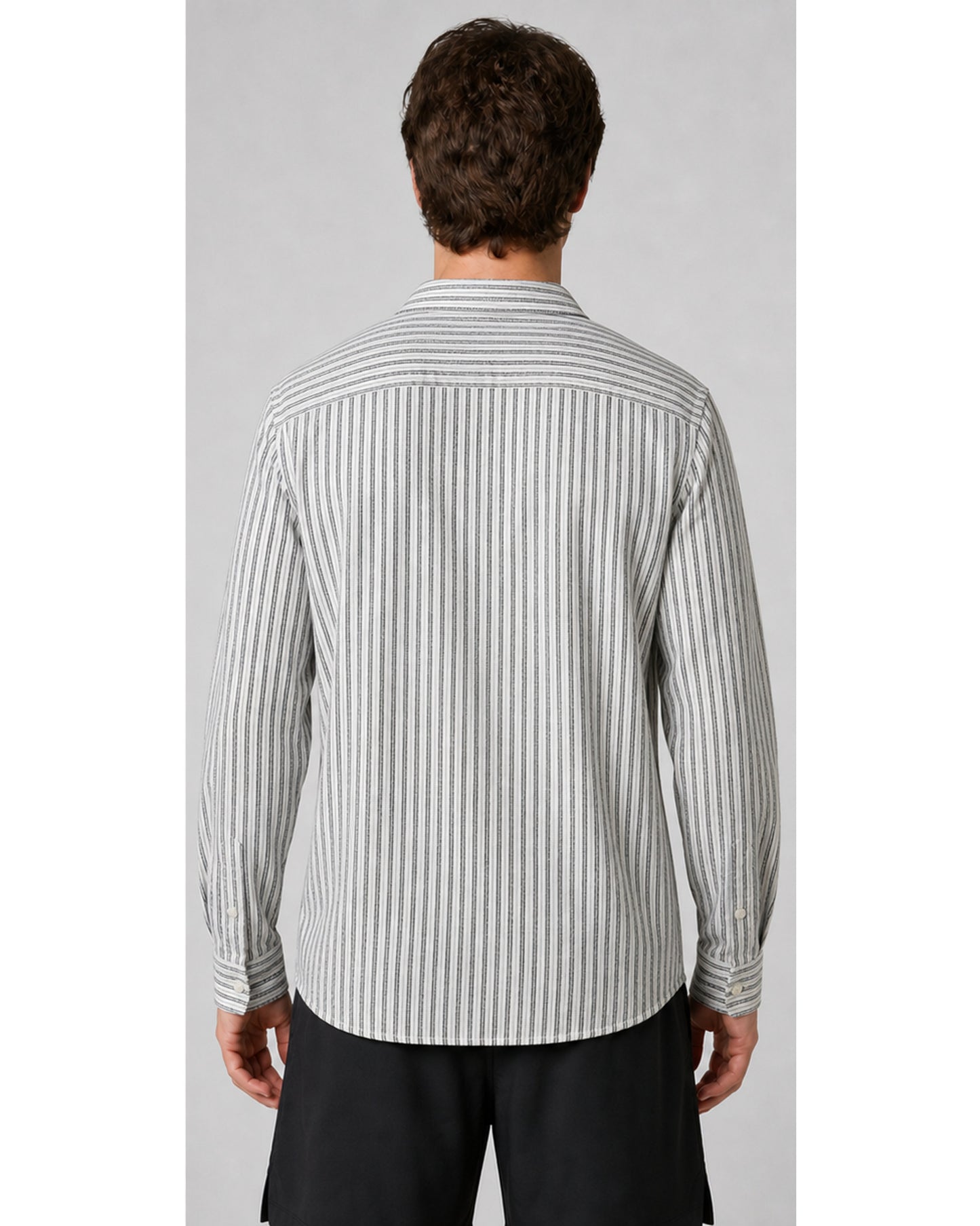Tommy Hilfiger Striped Cotton Long-Sleeve Shirt