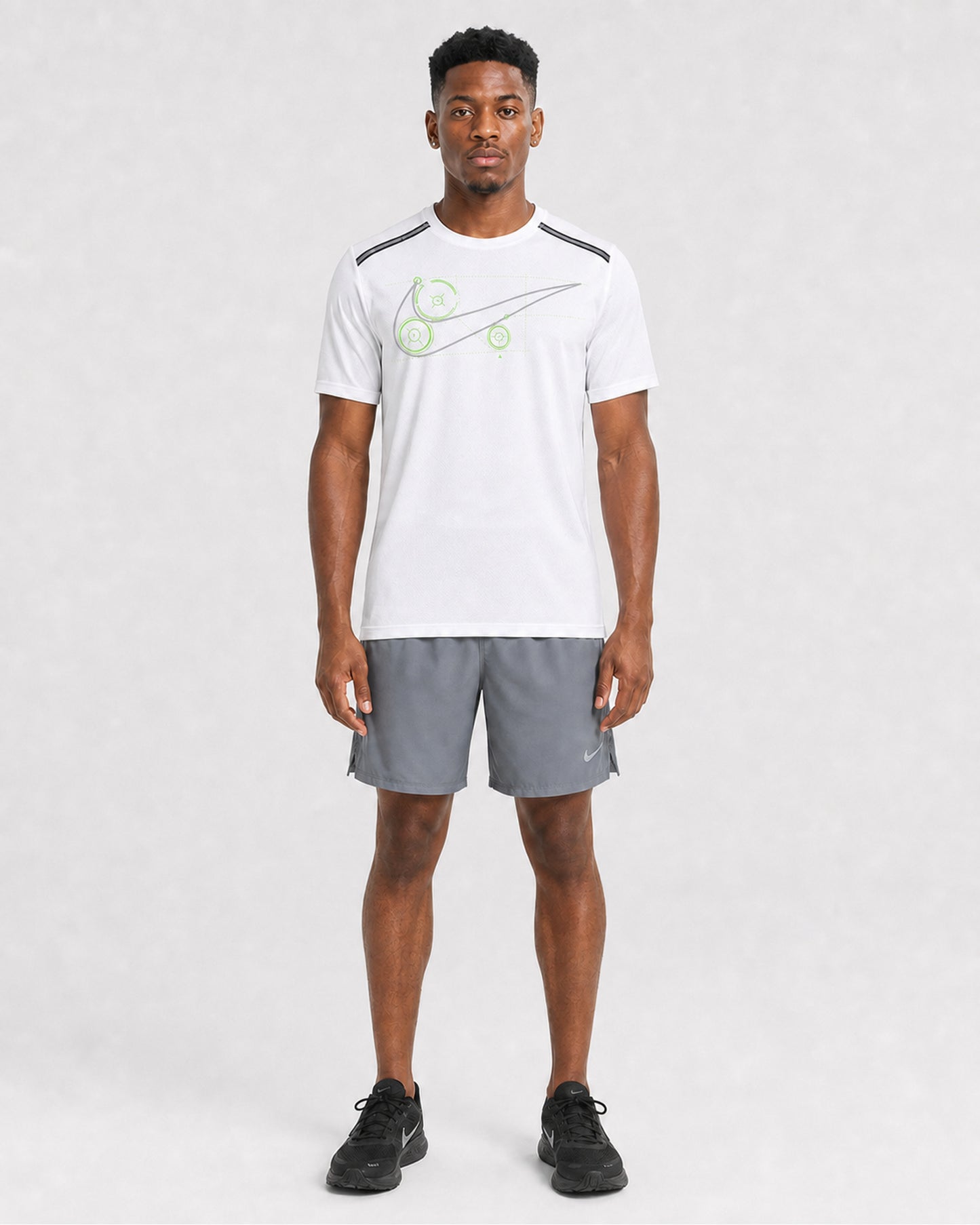 Challenger Men's Dri-FIT 7-inch Brief-Lined Running Shorts - Smoke Grey