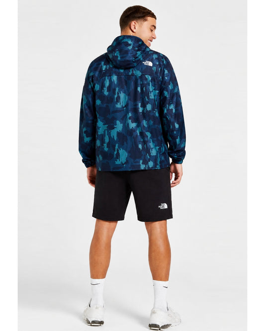 Men's Mountain Athletics Hooded Wind Jacket Print - Summit Navy AOP