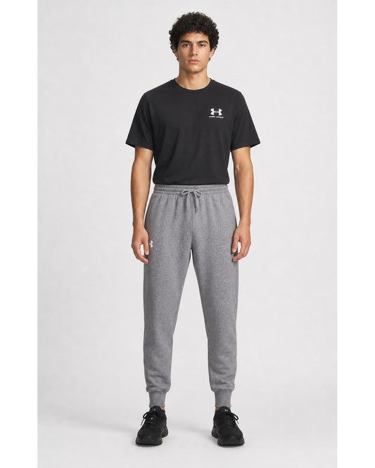 UA Rival Fleece Joggers - Castlerock Light Heather