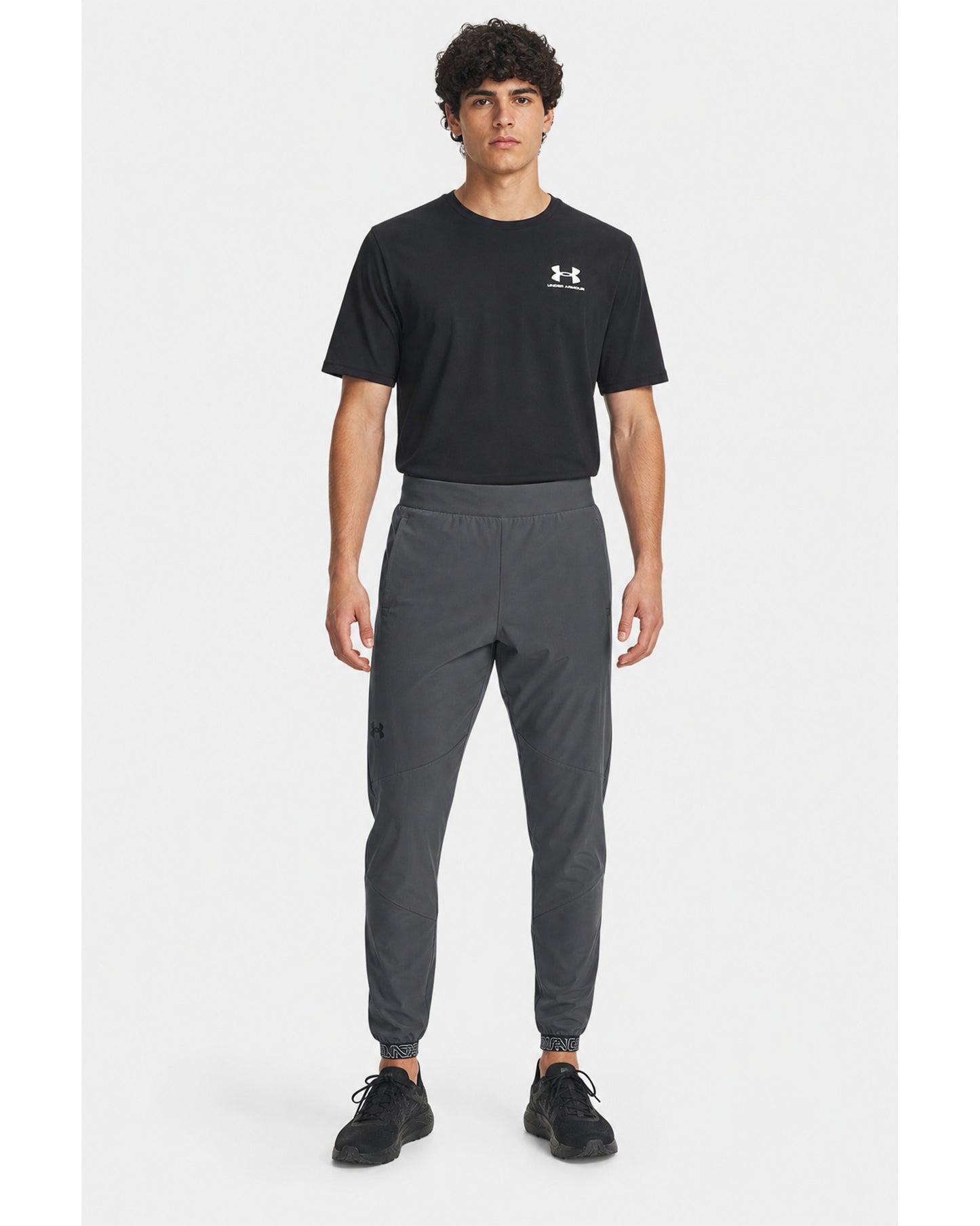 UA JD Vanish Woven Pants - Castlerock/Black