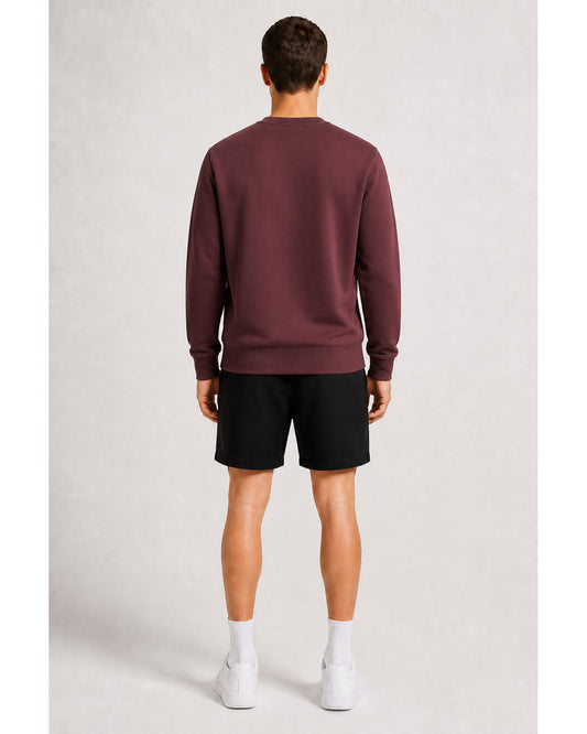 Club Fleece Crew Sweatshirt - Burgundy