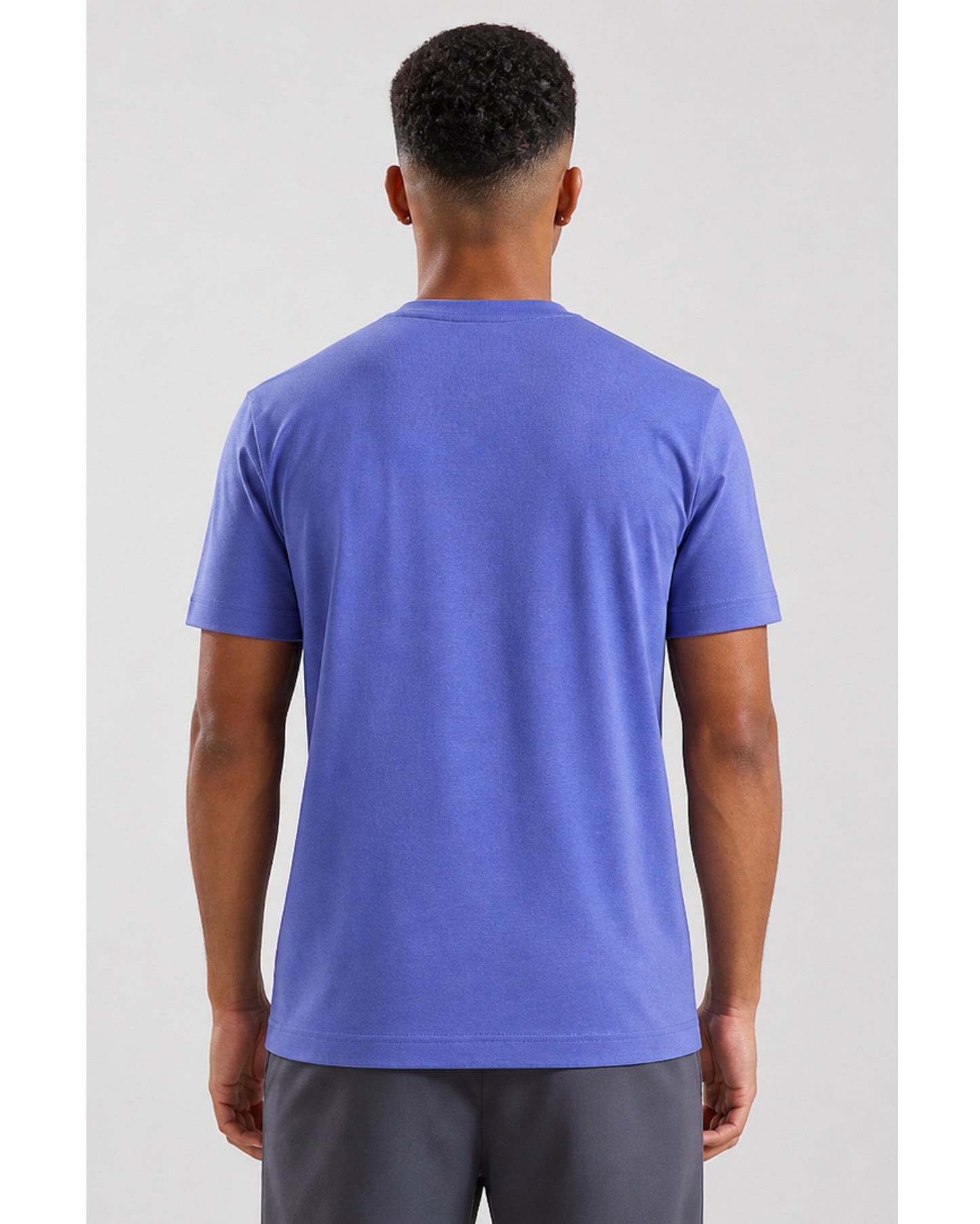 BOSS TChup Stretch-Cotton Logo-Print T-Shirt - Open Blue
