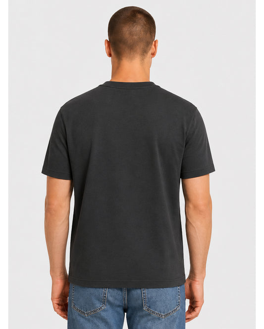 BOSS Stretch-Cotton T-Shirt - Charcoal