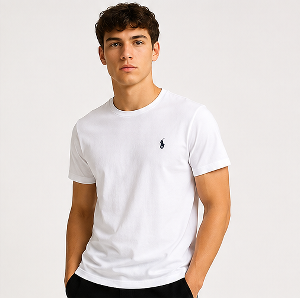 Polo Ralph Lauren Classic Fit Cotton Jersey Crewneck Tee T-Shirt