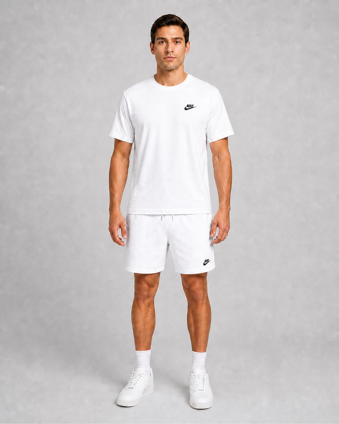 Men's Nike Sportswear Club T-Shirt & Knit Shorts Set