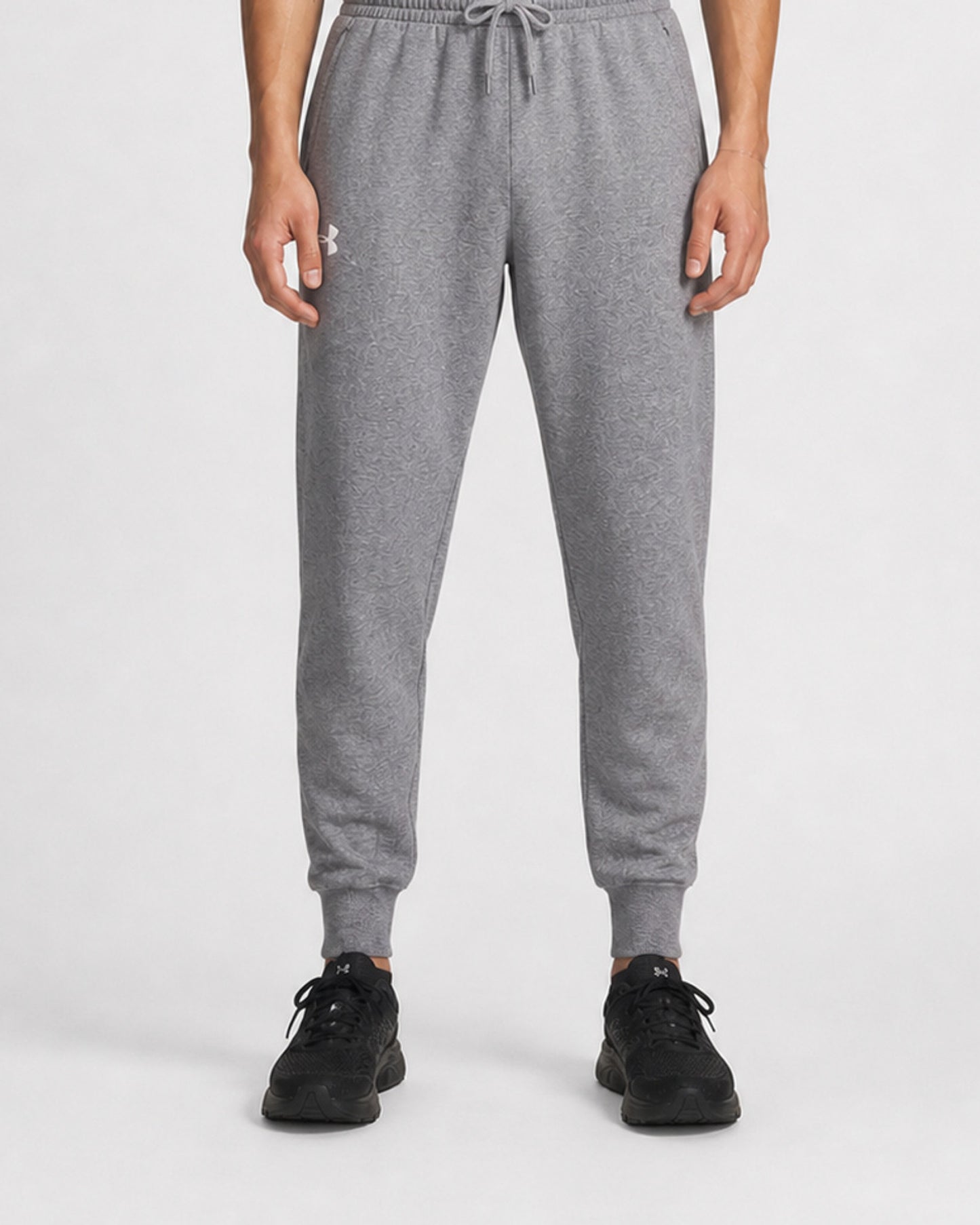 Men's Under Armour Rival Fleece Joggers - Castlerock Light Heather