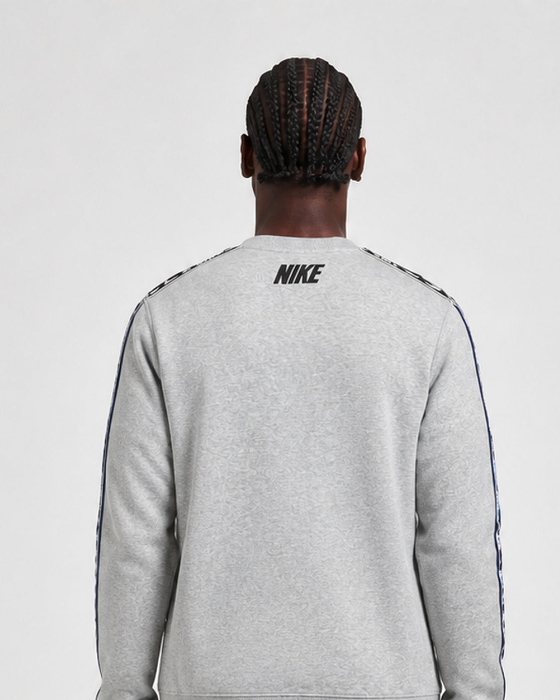 Repeat 3.0 Fleece Sweatshirt - Dark Grey Heather/Mystic Navy