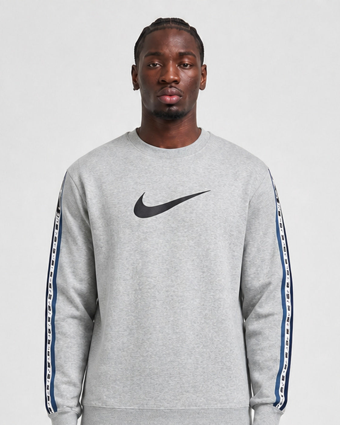 Repeat 3.0 Fleece Sweatshirt - Dark Grey Heather/Mystic Navy