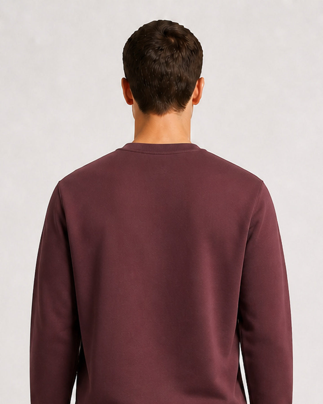 Club Fleece Crew Sweatshirt - Burgundy