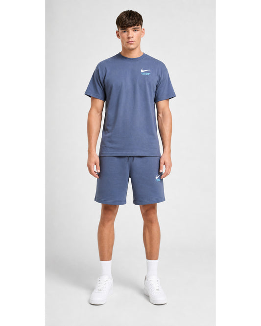 Nike Athletic T-Shirt & Shorts Set - Navy