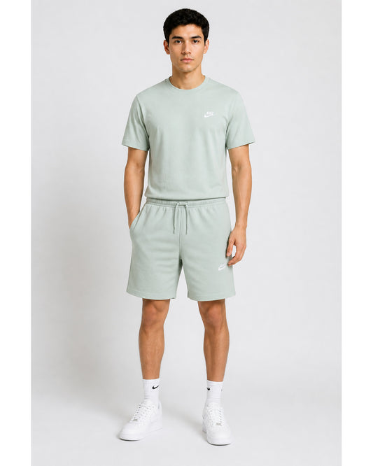 Nike Sportswear Club T-Shirt & Knit Shorts Set - Jade Horizon/Mint