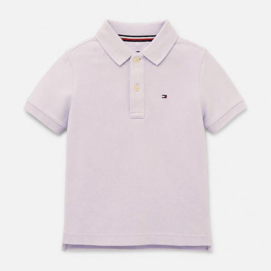 Tommy Hilfiger Baby/Kids Flag Piqué Polo Shirt - Pale Lilac